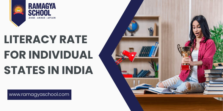 Literacy Rate for Individual States in India by 2024