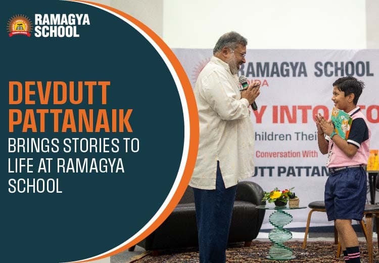 Devdutt Pattanaik Brings Stories to Life at Ramagya School