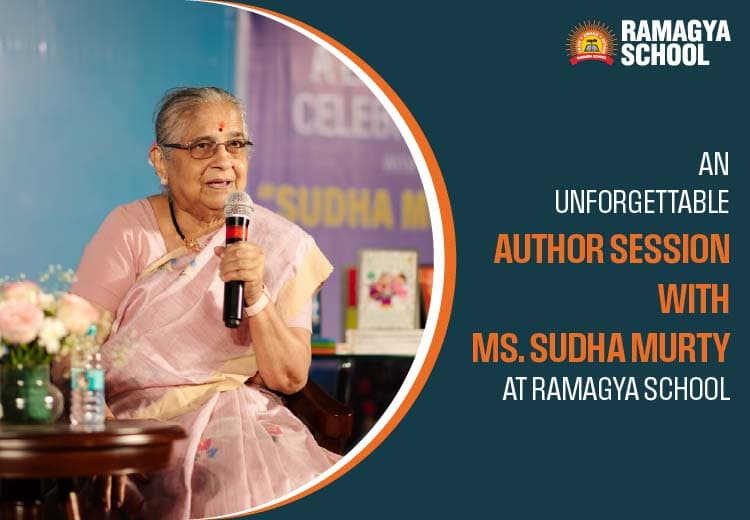 An Unforgettable Author Session with Ms. Sudha Murty at Ramagya School